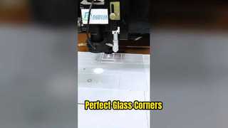 2mm ultrabiałe szkło wycinane laserowo z zaokrąglonym kwadratowym narożnikiem