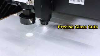 1mm jednostronna, matowa folia do cięcia białego szkła, okrągła