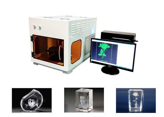 CKD 3D Crystal Laser Engraving Machine For Glass / Crystal As Gift Of Festival