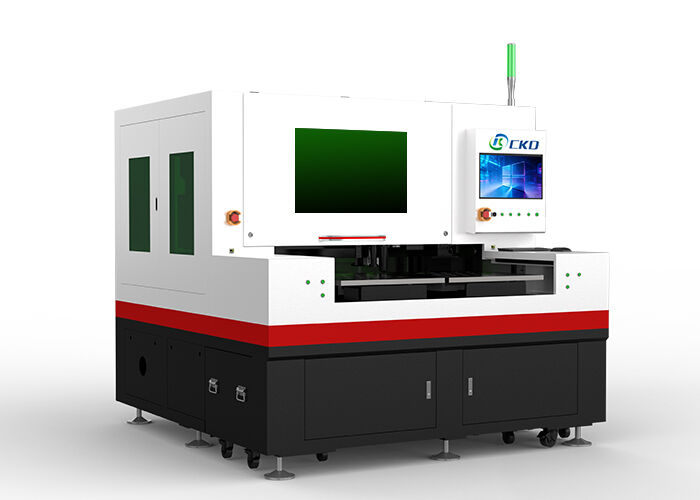 Compact footprint Laser Glass Cutting Machine ideal for integration into existing glass processing lines with limited space